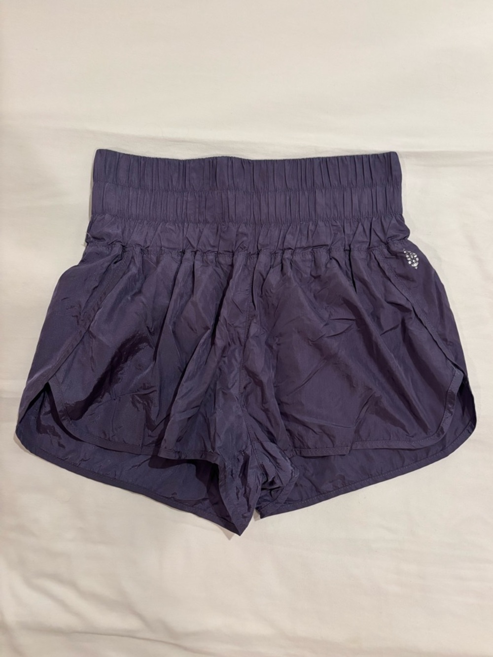 FP Movement by Free People High-Waist Athletic Shorts - Deep Purple